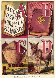 Het Kinderalfabet, A, B, C, D door English School